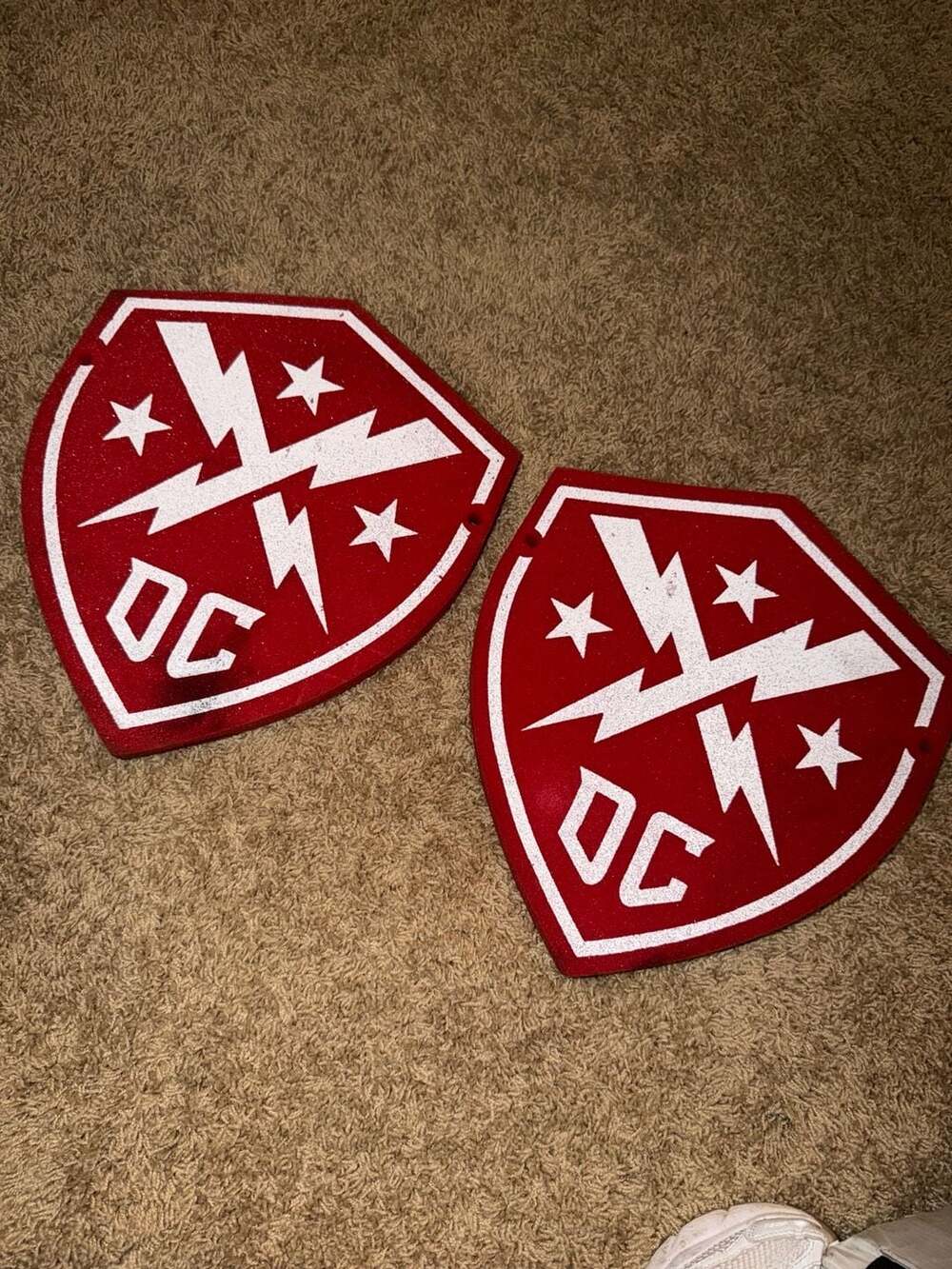 2020 XFL Football DC Defenders Foam Shield Inaugural Season Washington SGA PROMO